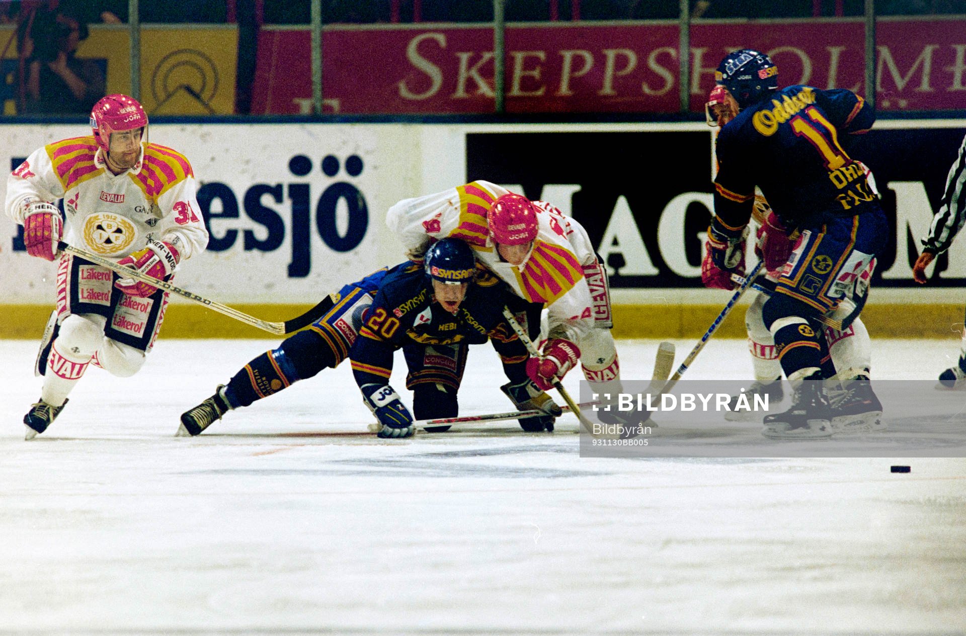 Jerry Friman, Djurgården med Ove Molin, Brynäs på ryggen