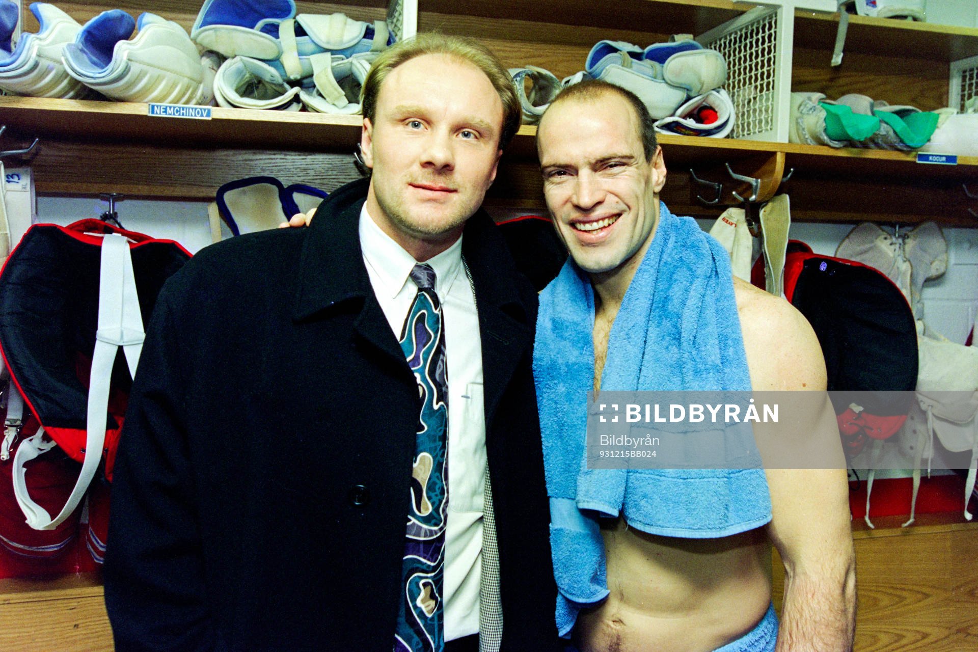 Peter Andersson och Mark Messier, New York Rangers