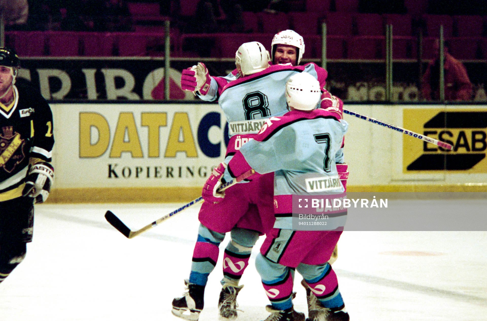 Bodens Igor Matusjkin (3), Fredrik Öberg (8) och Robert