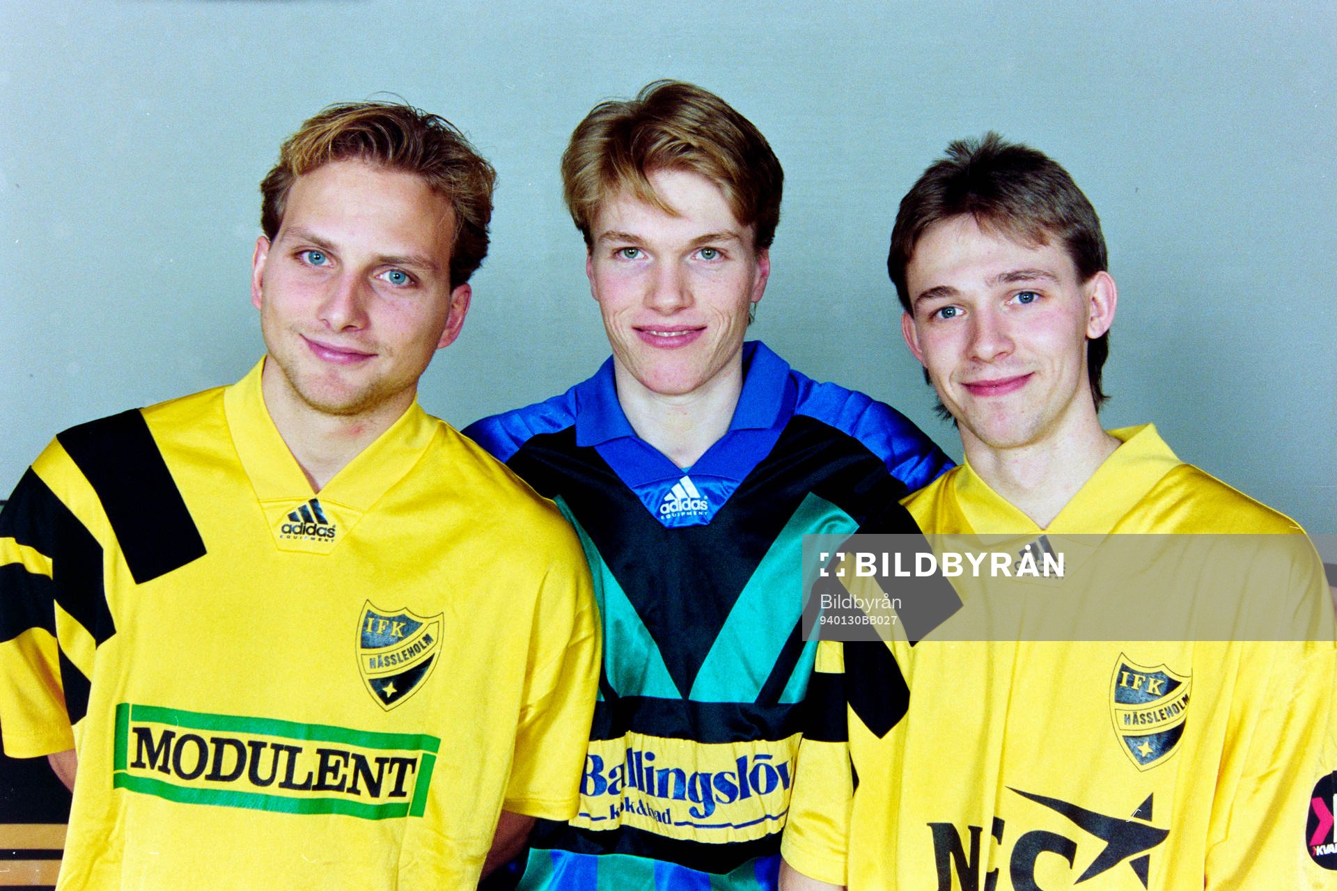 Fotboll, Div 1 Södra, IFK Hässleholm, förhands: Anders Svensson, Andreas Lindh och Tommy Karlsson