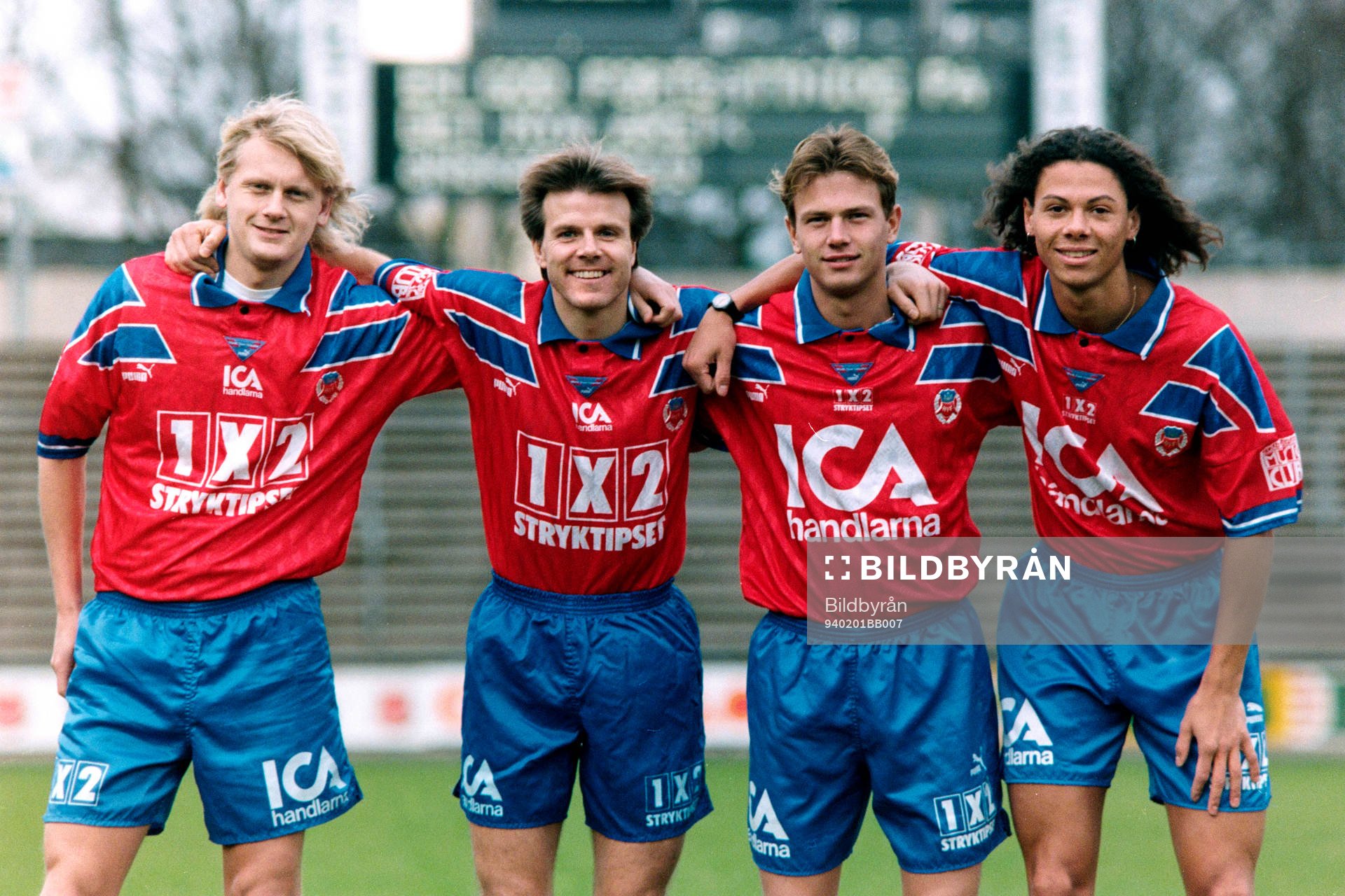 Ulrik Jansson, Roland Nilsson, Patrik Andersson och Martin