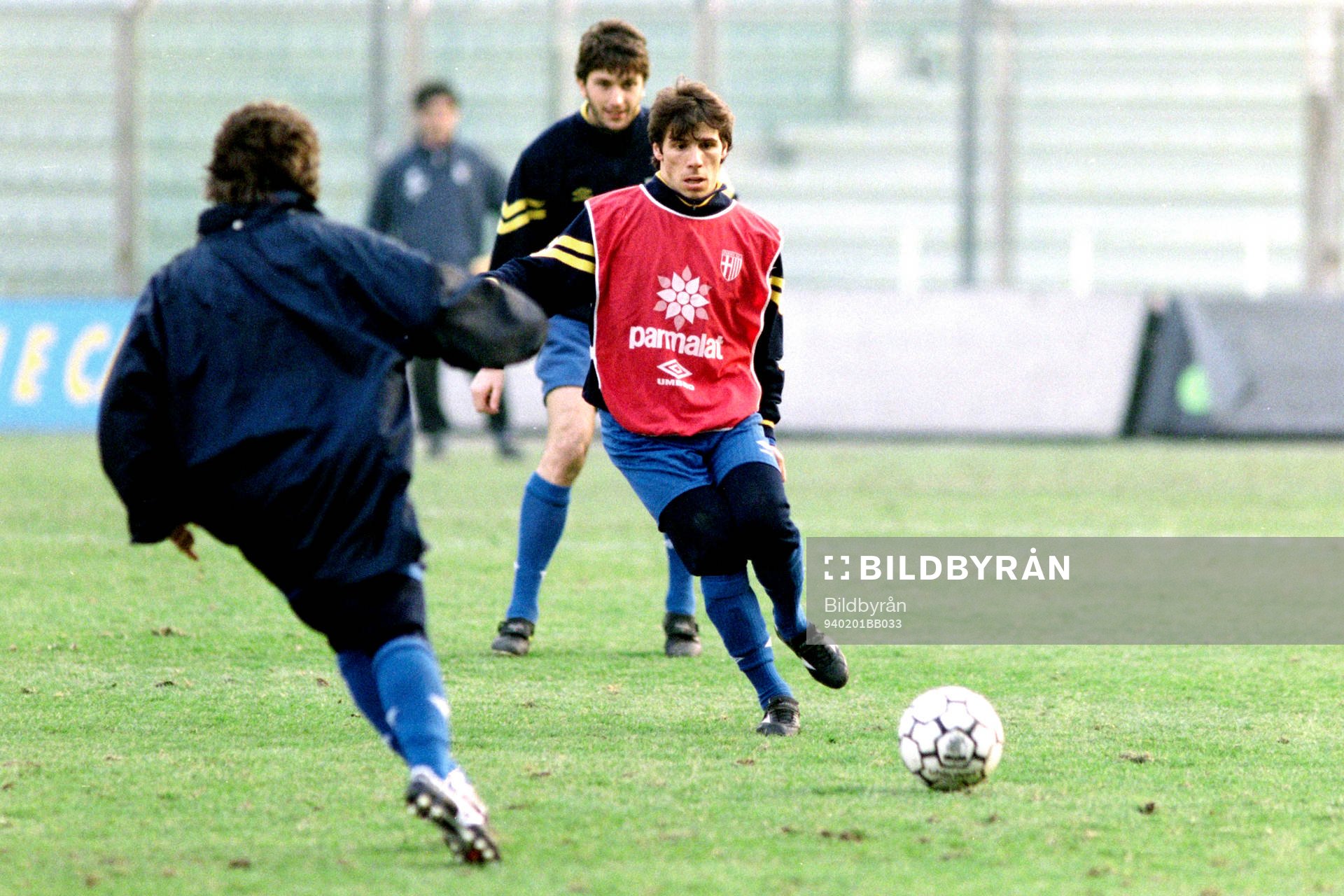 Fotboll, Serie A, Parma: Gianfranco Zola, Parma.