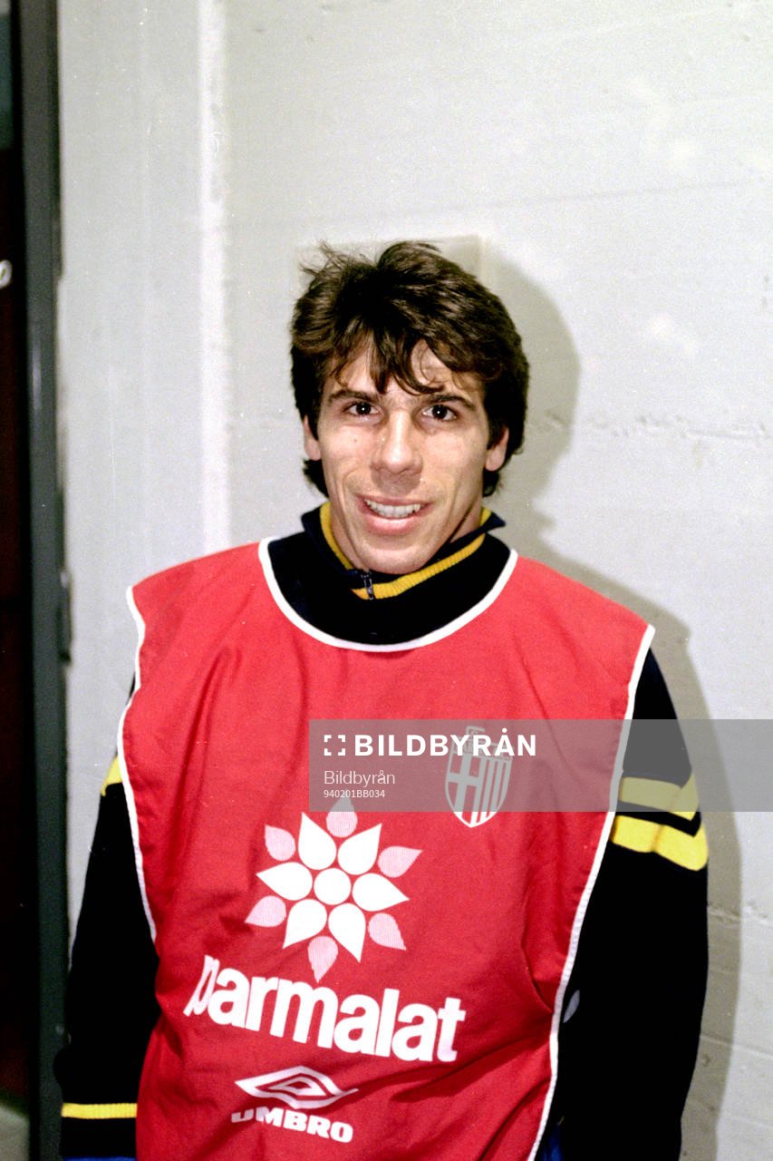 Fotboll, Serie A, Parma: Gianfranco Zola, Parma.