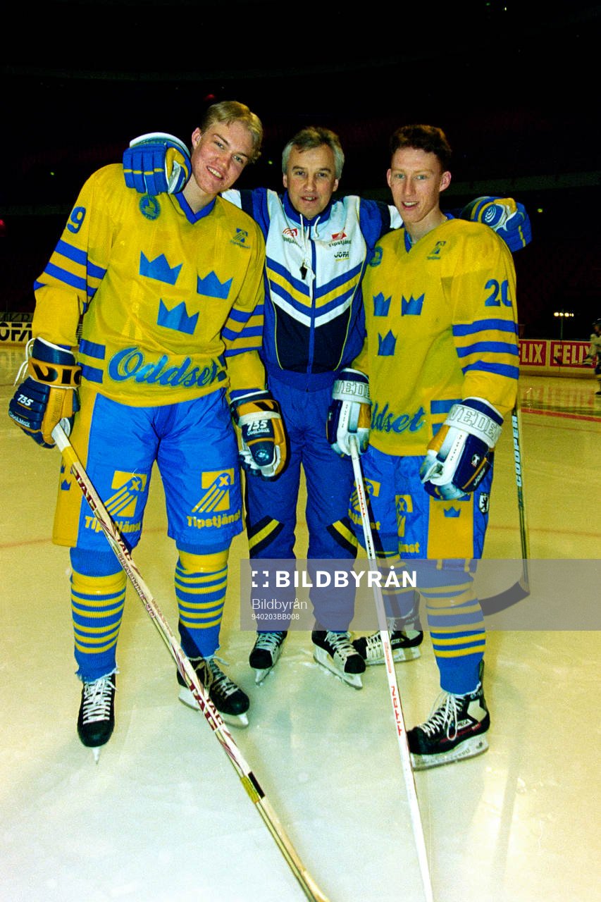 Kenny Jönsson, Curt Lundmark, förbundskapten och Jörgen