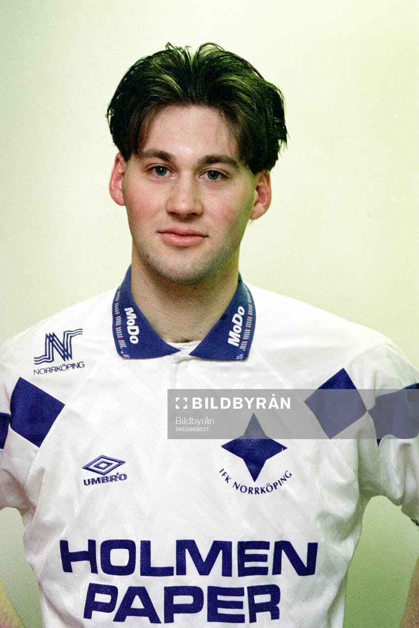 Fotboll, Allsvenskan, Norrköping, förhands: Jonas Persson, Norrköping. 