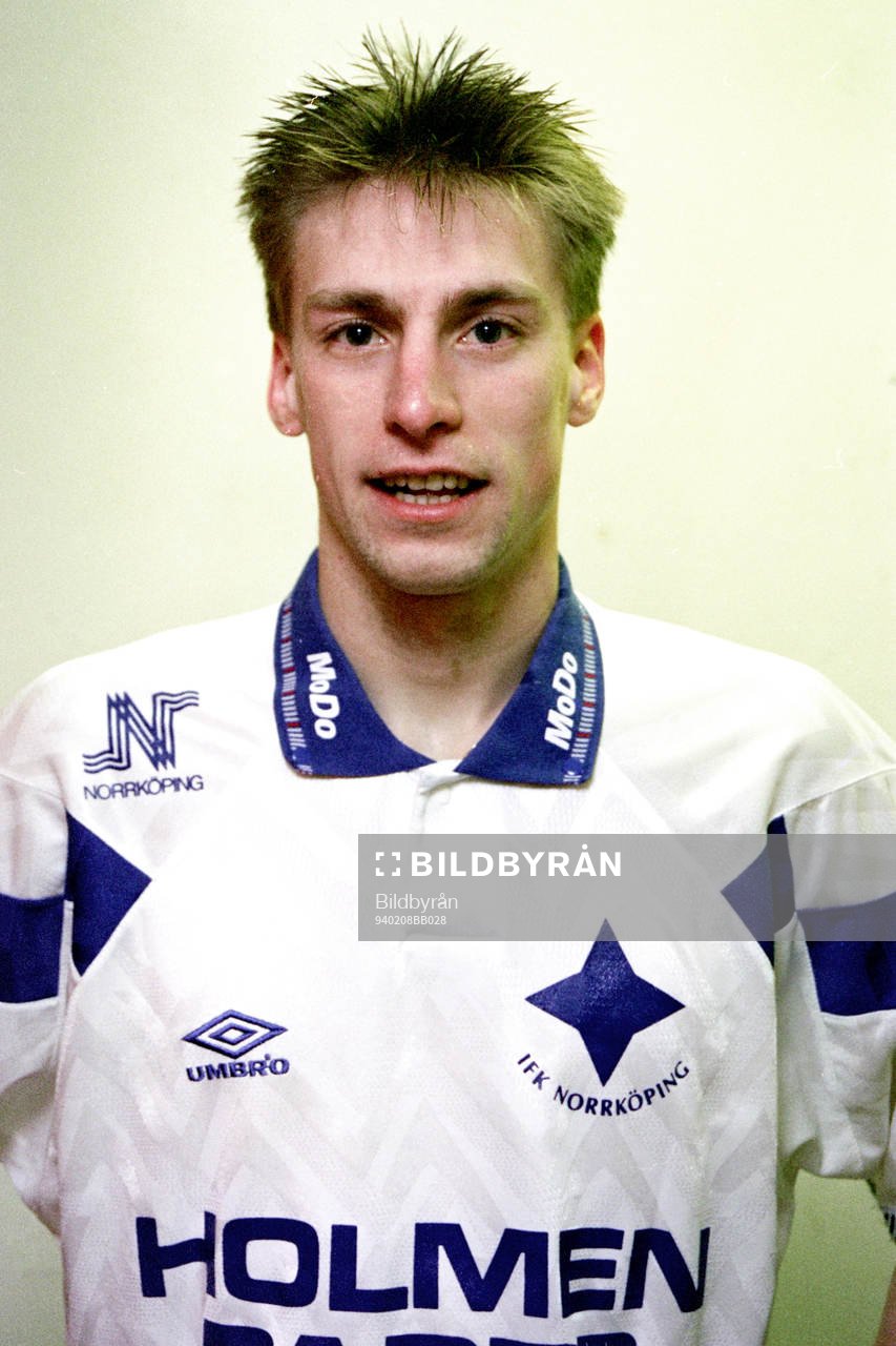 Fotboll, Allsvenskan, Norrköping, förhands: Mikael Lang, Norrköping. 