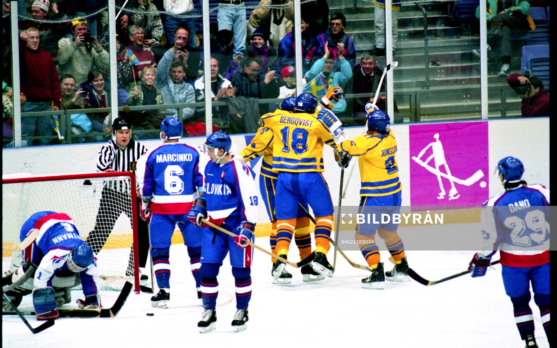 Kenny Jönsson, Jonas Bergqvist och Tomas Jonsson, Sverige