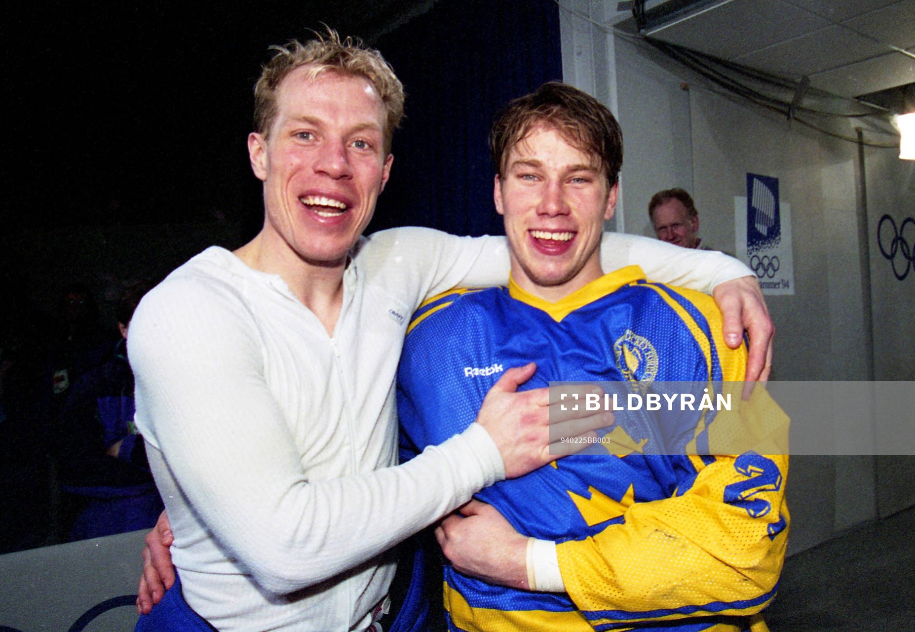 Jonas Bergqvist och Peter Forsberg