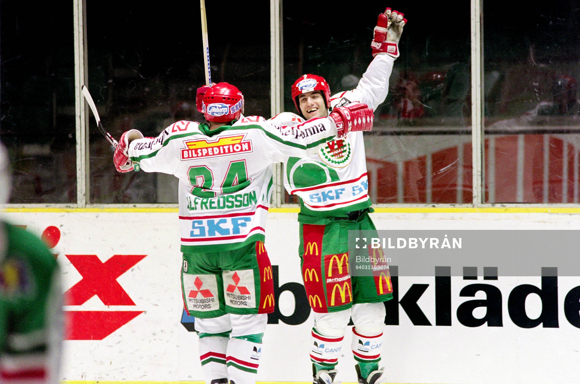 Daniel Alfredsson och Peter Berndtsson, Västra Frölunda