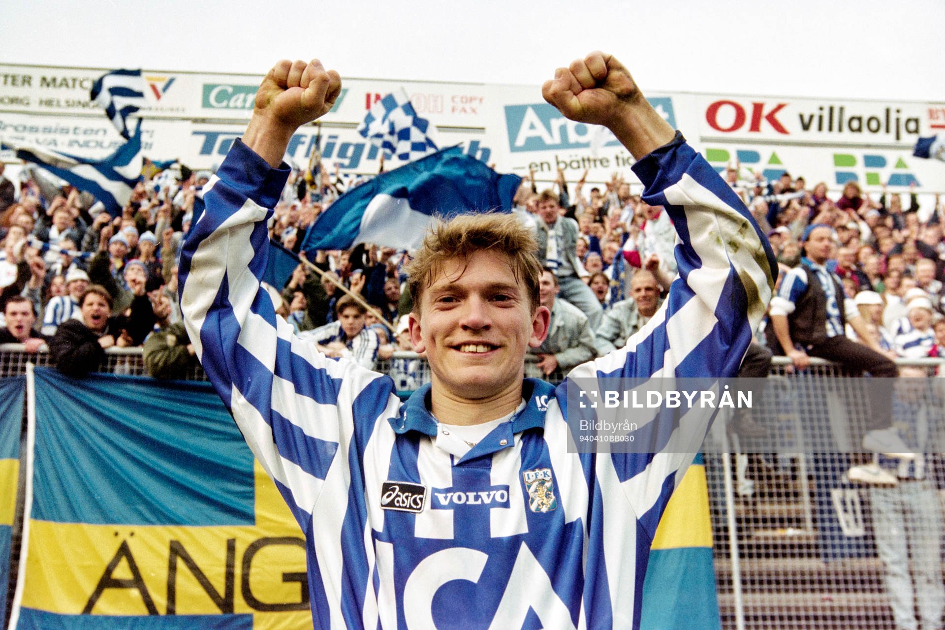 Göteborgs Jesper Blomqvist jublar
