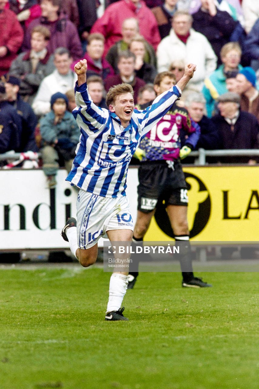 Göteborgs Jesper Blomqvist jublar
