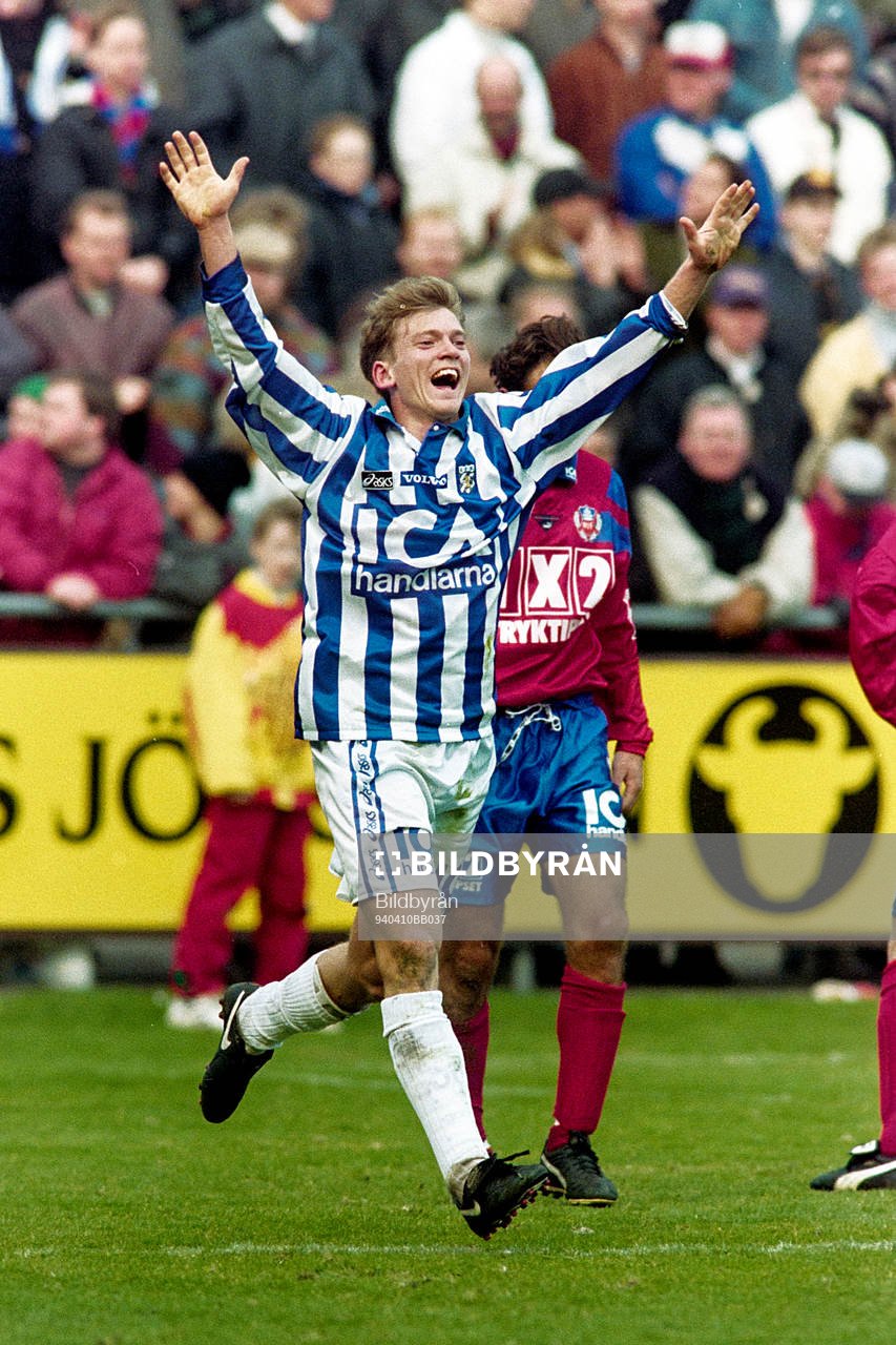 Göteborgs Jesper Blomqvist jublar