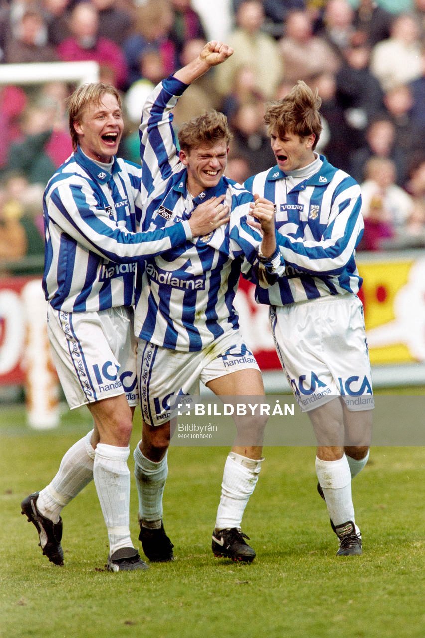 Göteborgs Jesper Blomqvist, Mikael Nilsson och Tomas