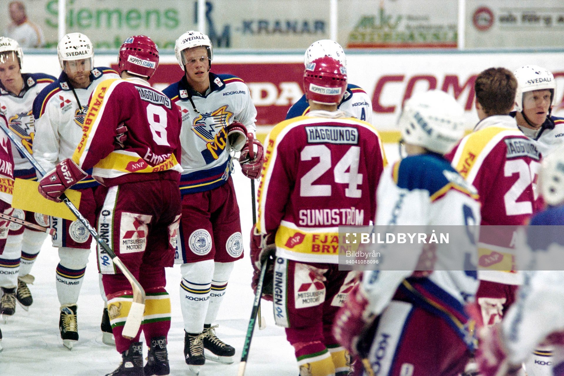 Anders Eriksson, Modo gratulerar malmös Johan Norgren