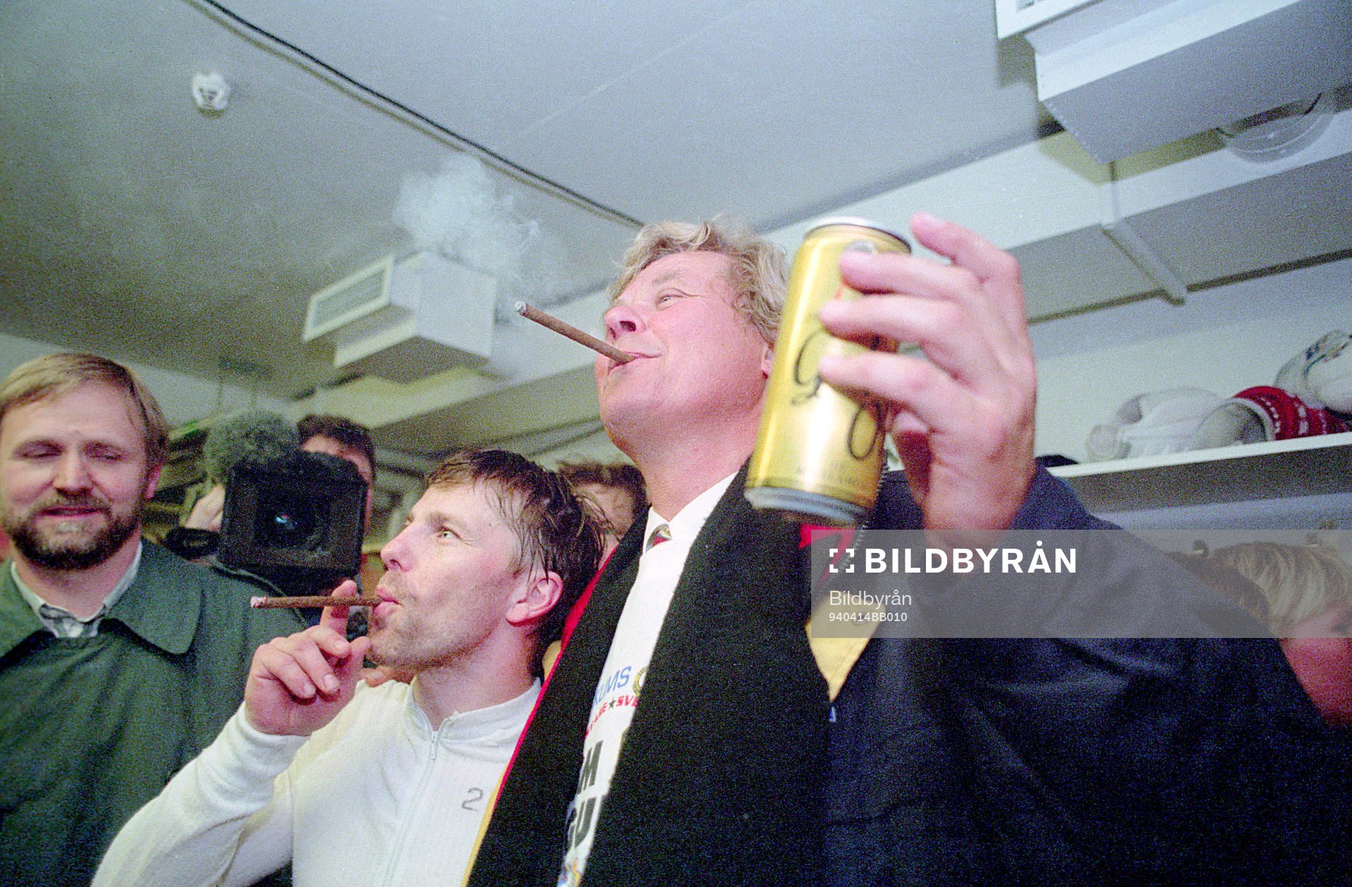 Mats Näslund och Percy Nilsson, ordförande i Malmö
