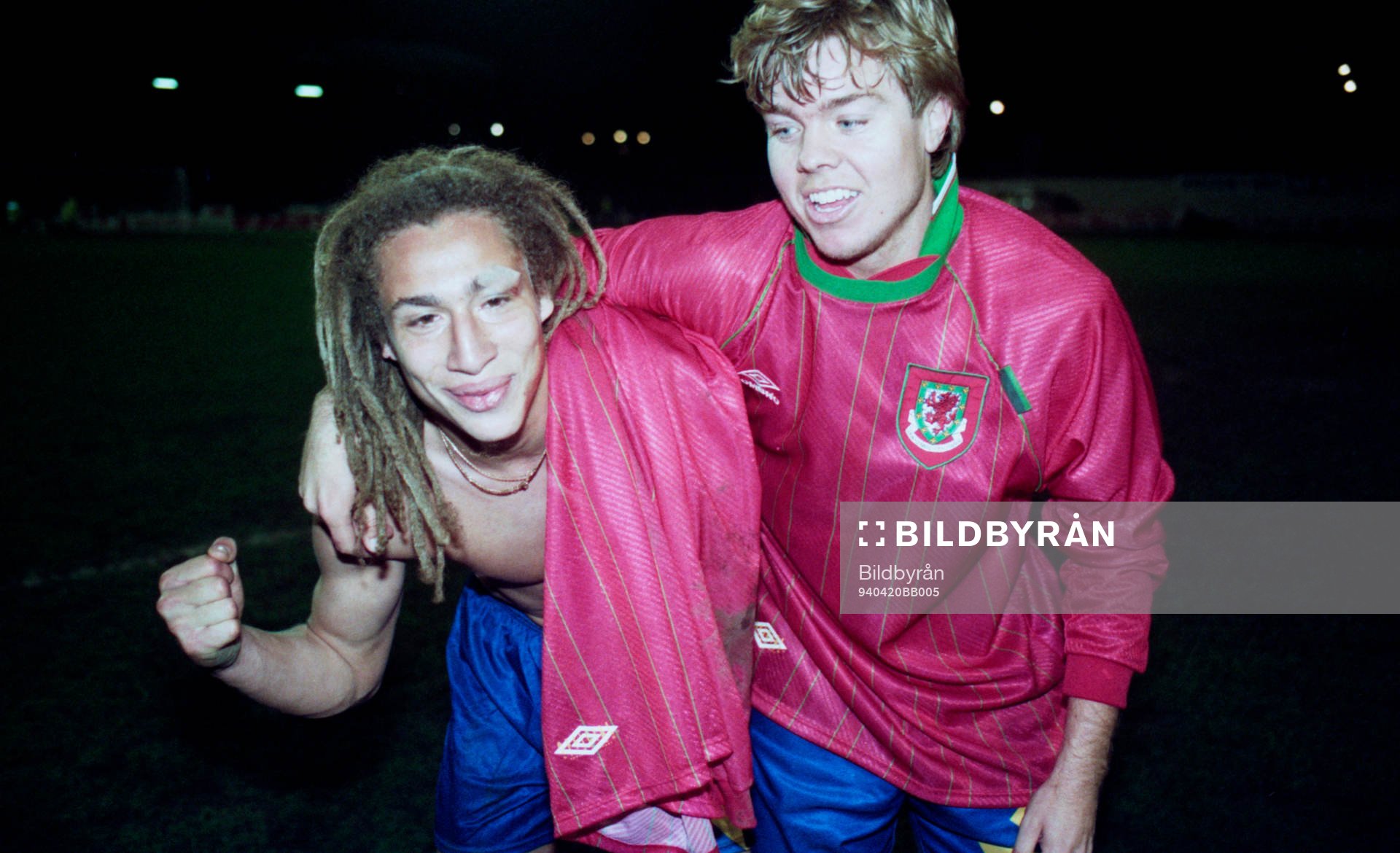 Målskyttarna Henrik Larsson och Tomas Brolin