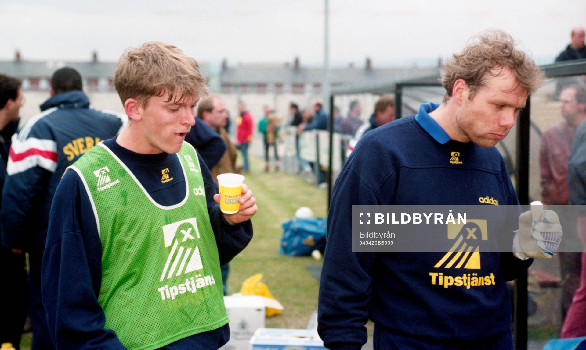 Jesper Blomqvist och Lars Eriksson tar en paus
