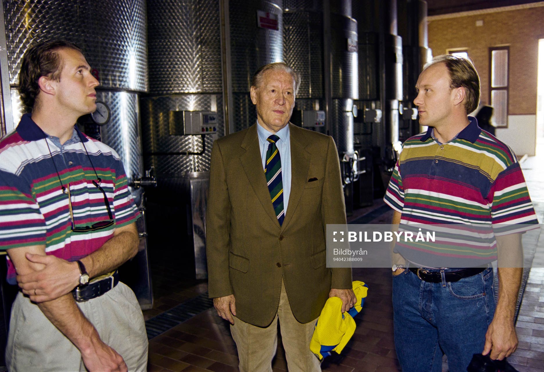 Roger Hansson och Peter Andersson besöker Nils Liedholm