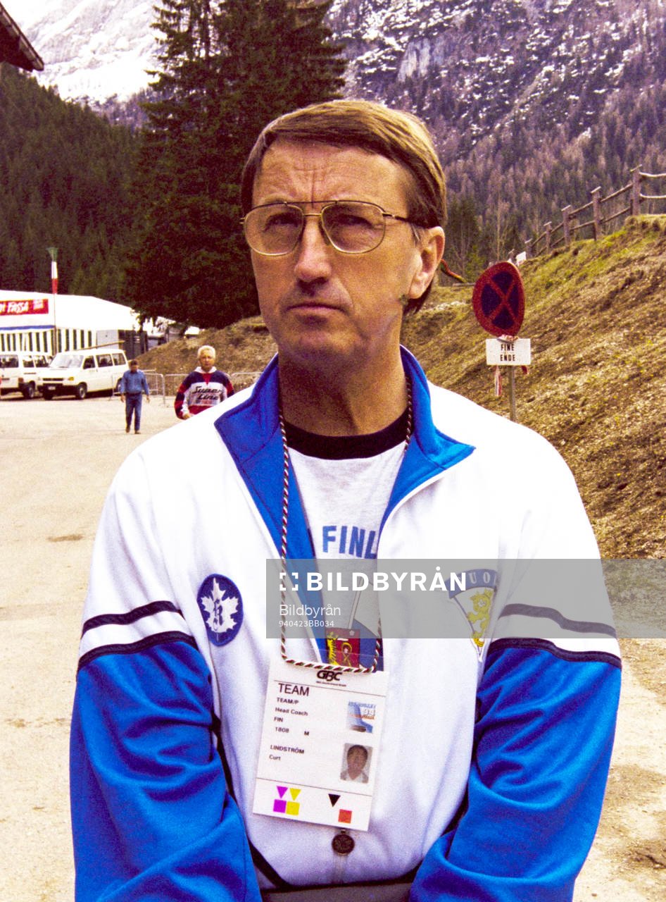 Curt Lindström, förbundskapten i Finland