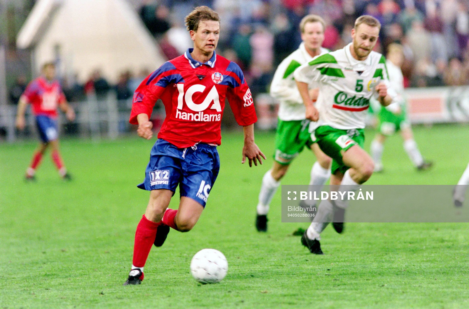 Fotboll, Allsvenskan, Helsingborg - Hammarby, 1-0: Patrick Andersson, Helsingborg.