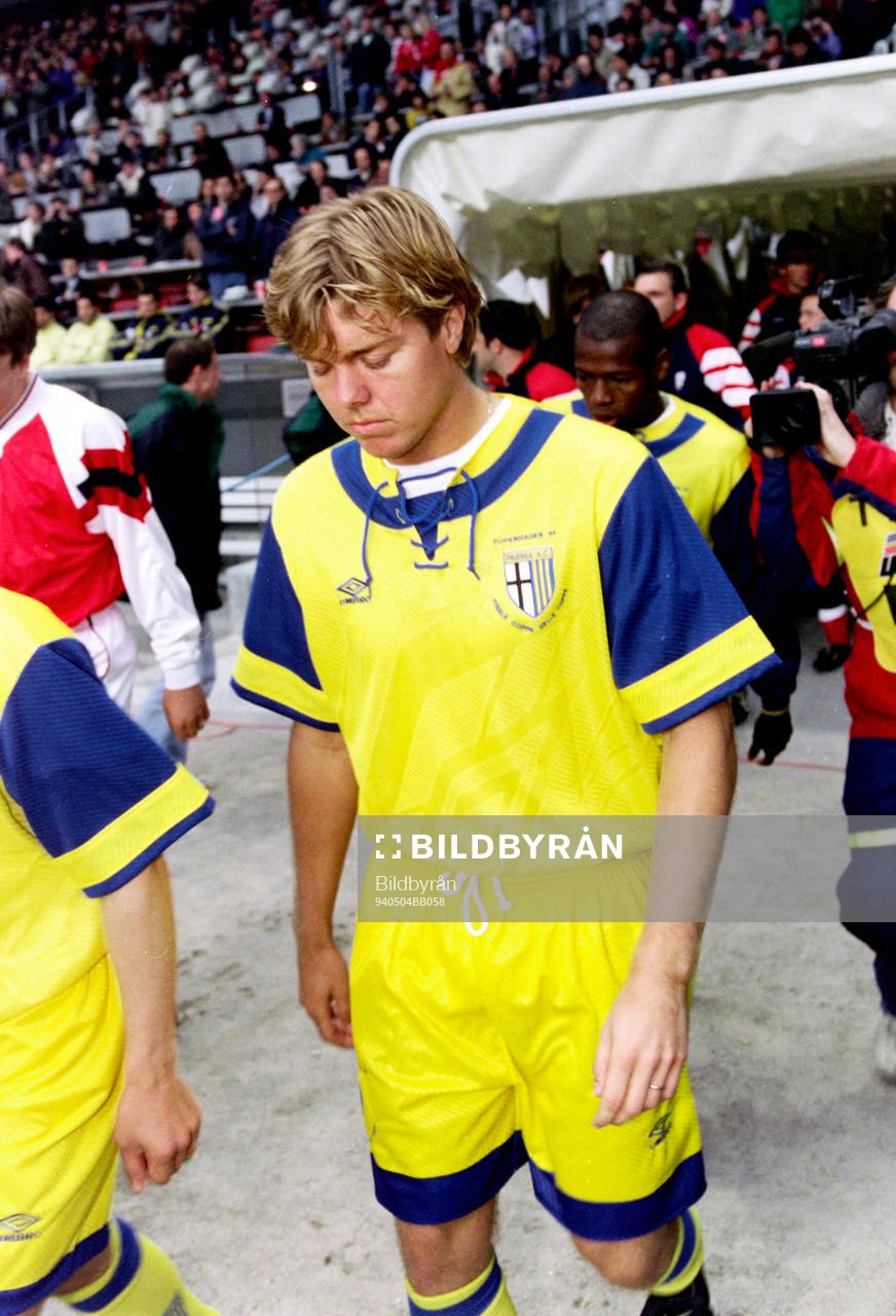 Fotboll, Cupvinnarcupen, Final, Arsenal - Parma, 1-0: Tomas Brolin, Parma