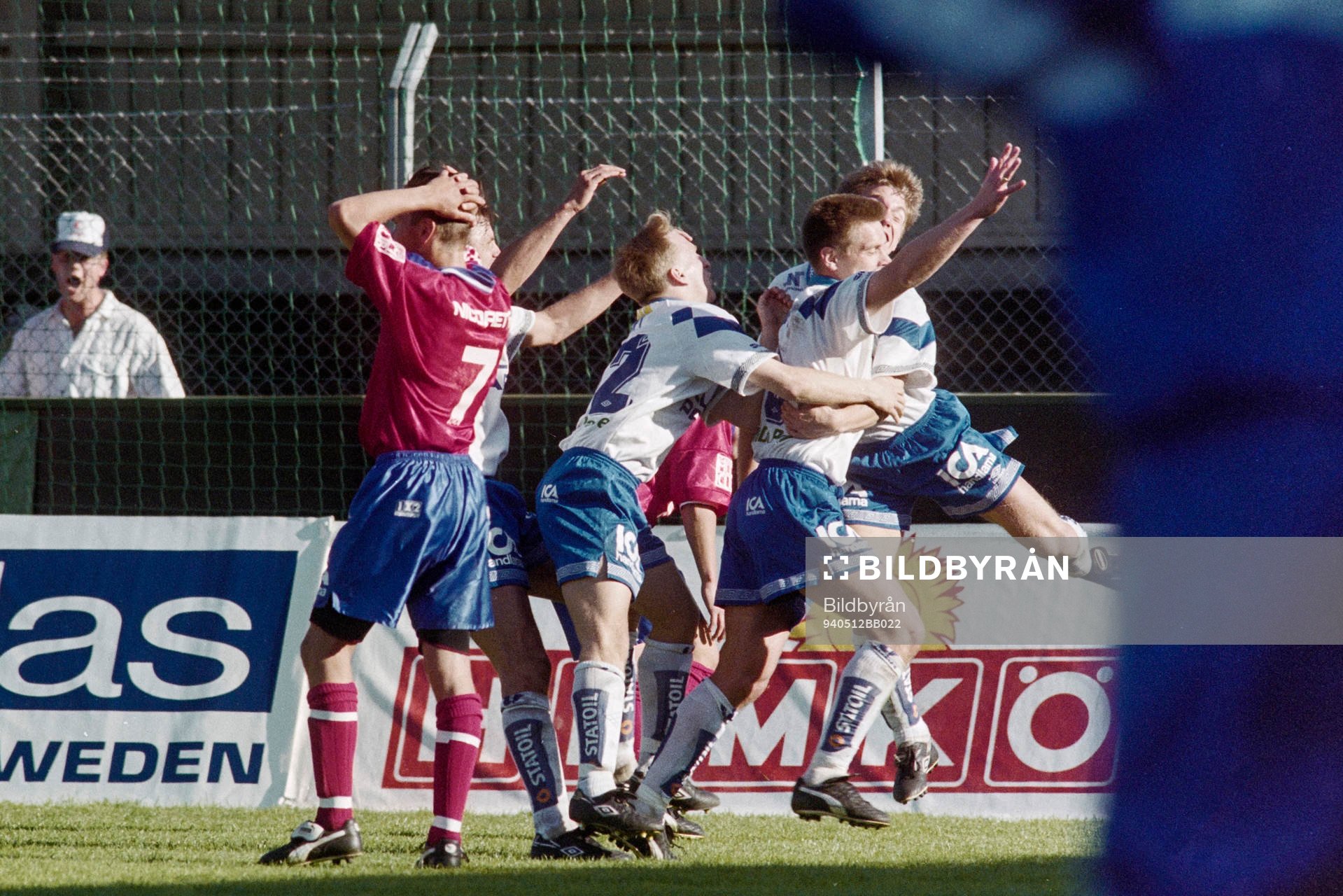  Jan Jansson, Norrköping jublar efter 4-3 i golden goal.
© Bildbyrån - 17774