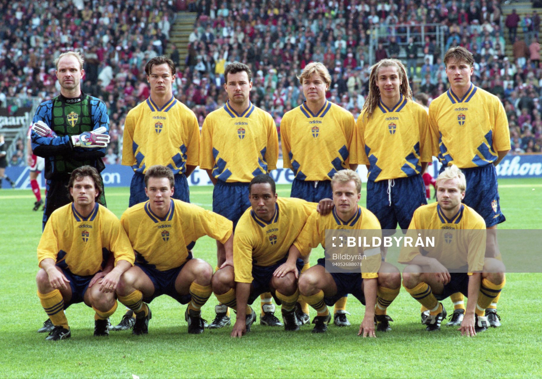 Thomas Ravelli, målvakt, Joachim Björklund, Stefan Rehn,