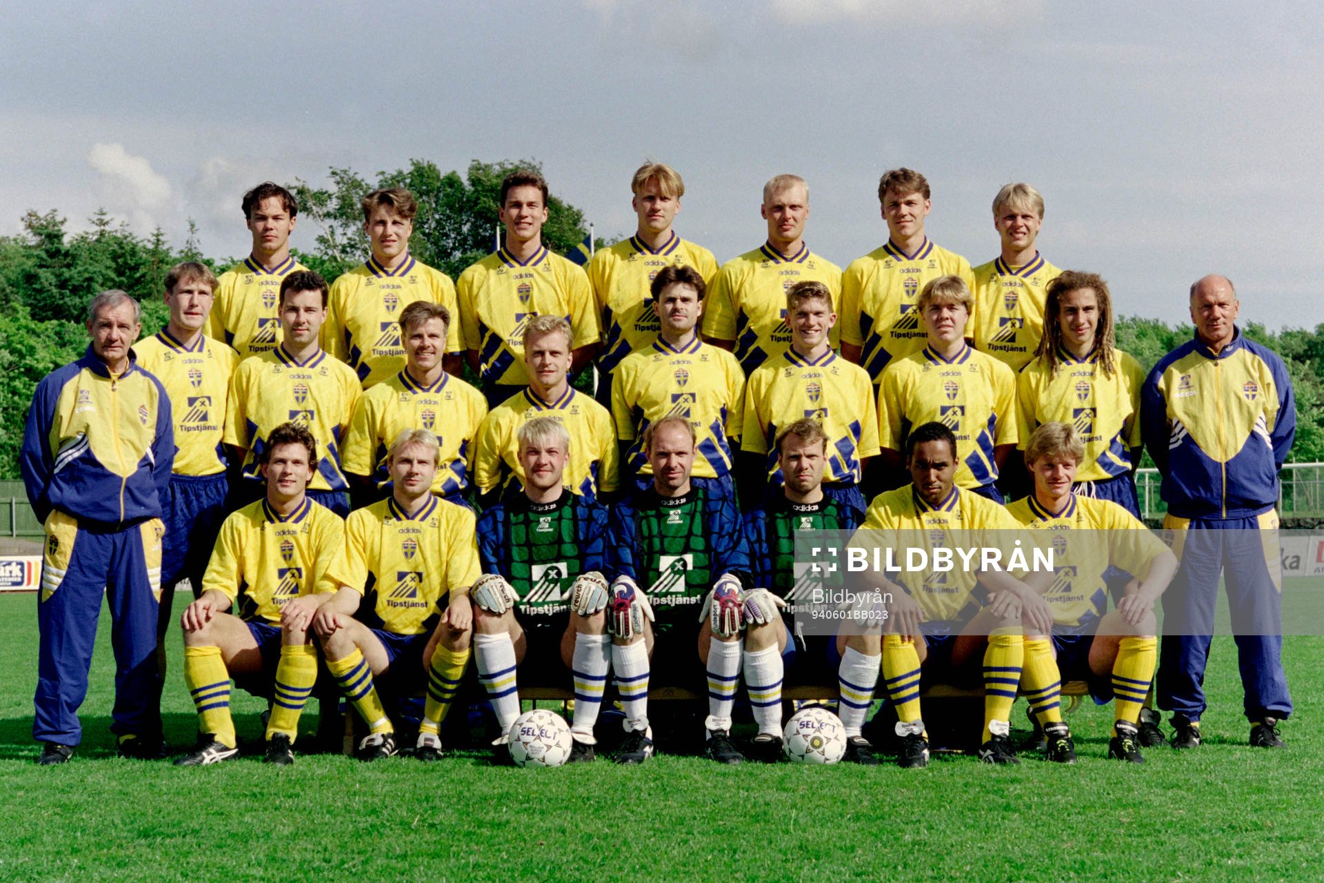 Bakre raden fr.v. Joachim Björklund, Roger Ljung, Patrik