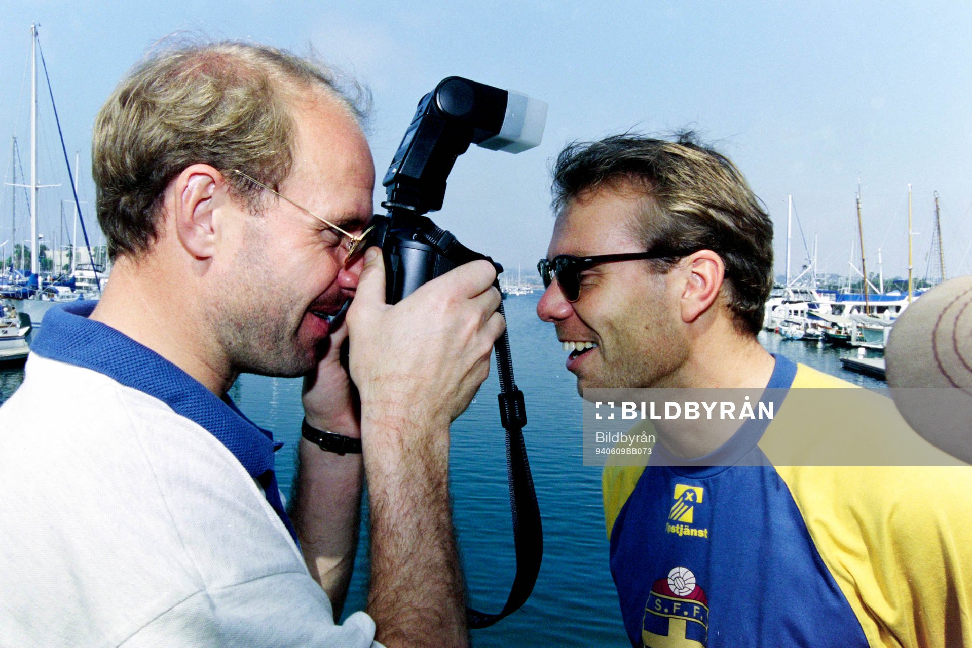 Thomas Ravelli, målvakt och Lars Eriksson, målvakt,