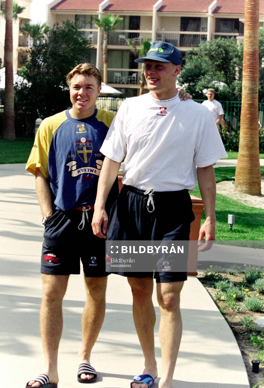 Tomas Brolin och Klas Ingesson, Sverige