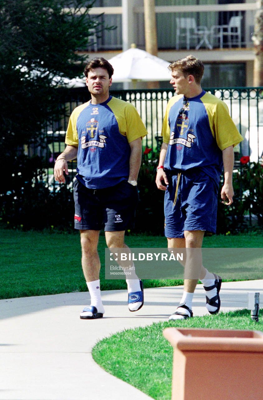 Anders Limpar och Jesper Blomqvist, Sverige