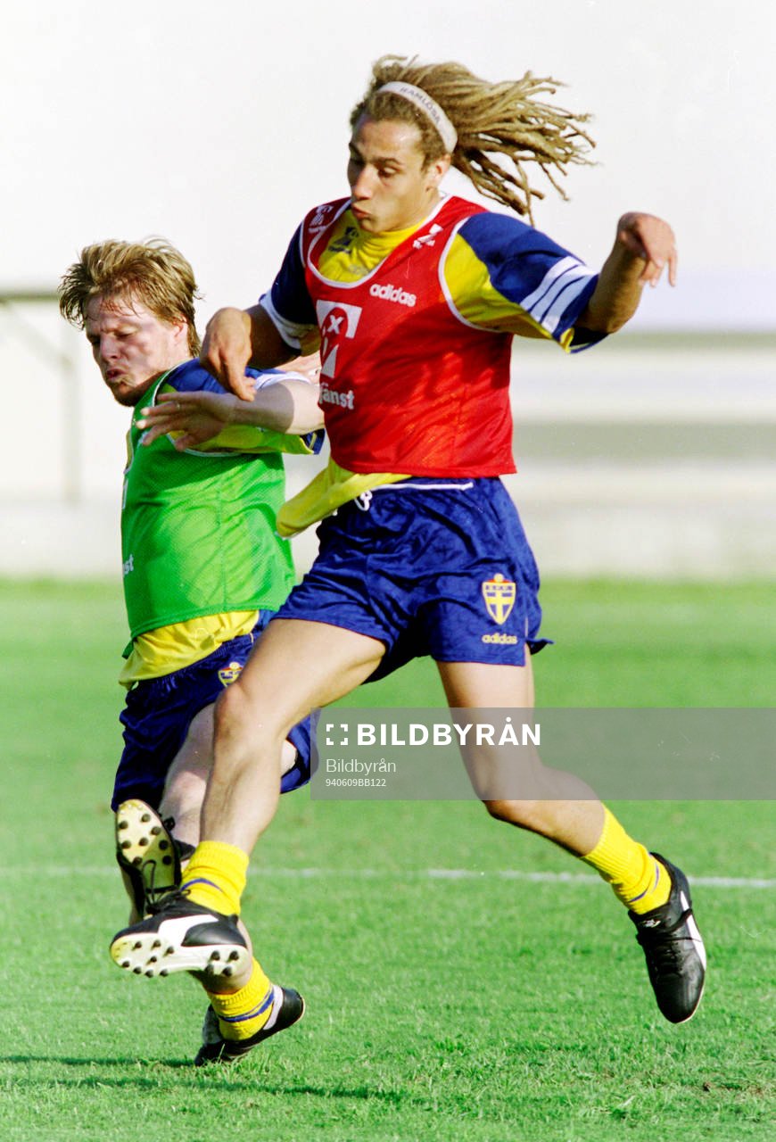 Stefan Schwarz och Henrik Larsson, Sverige