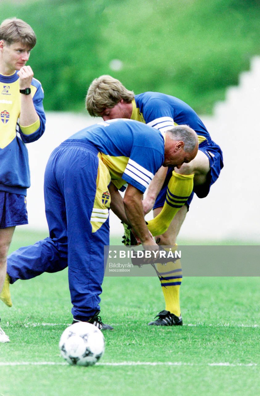 Tommy Svensson, förbundskapten och Stefan Schwarz