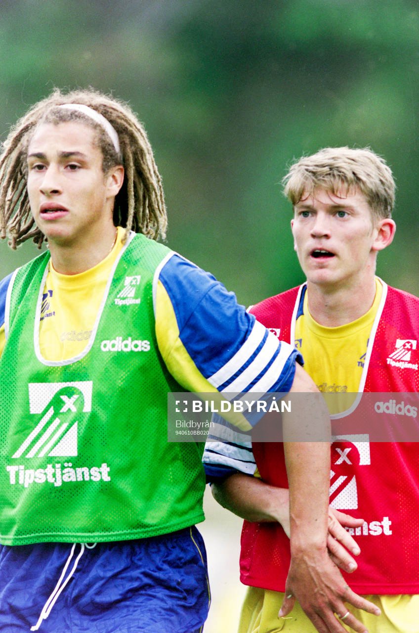 Henrik Larsson och Jesper Blomqvist