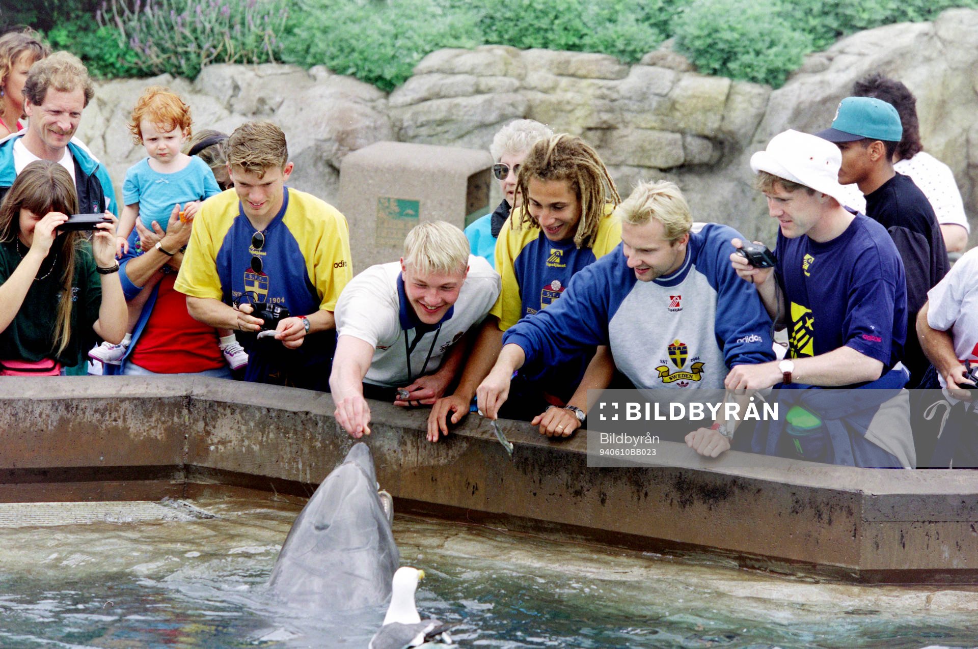 Jesper Blomqvist, Magnus Hedman, Henrik Larsson, Håkan