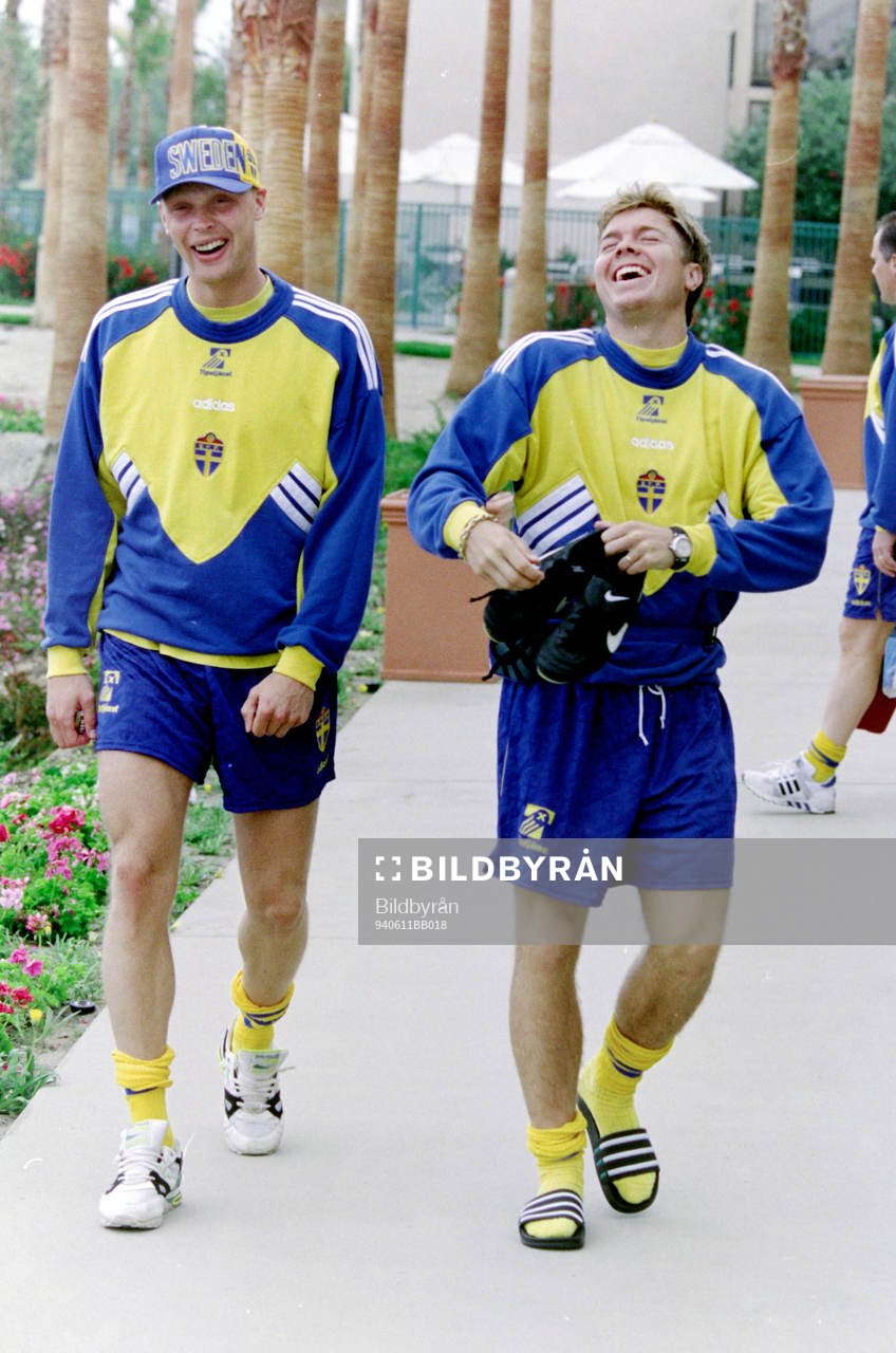 Klas Ingesson och Tomas Brolin, Sverige