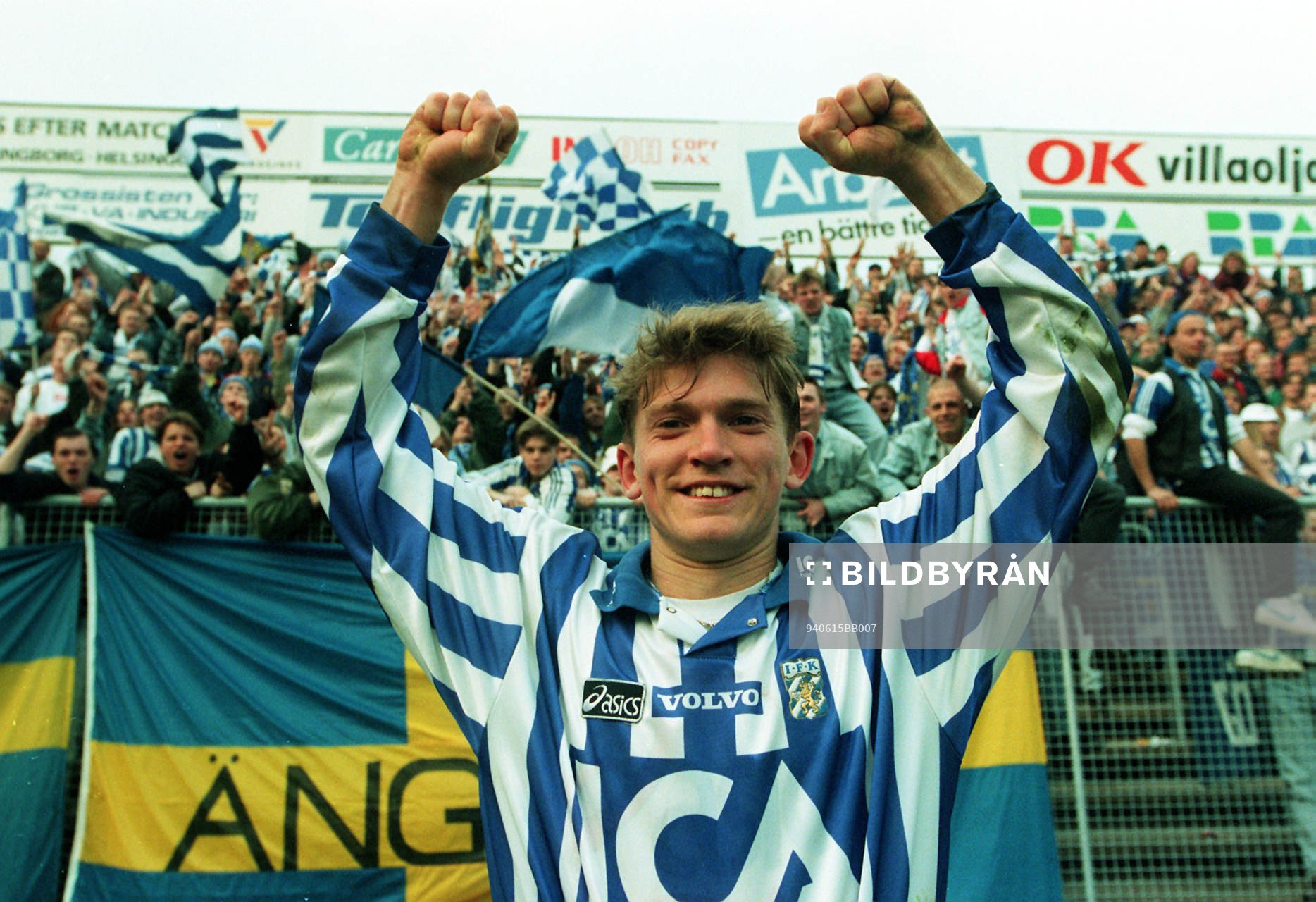 Jesper Blomqvist jublar
