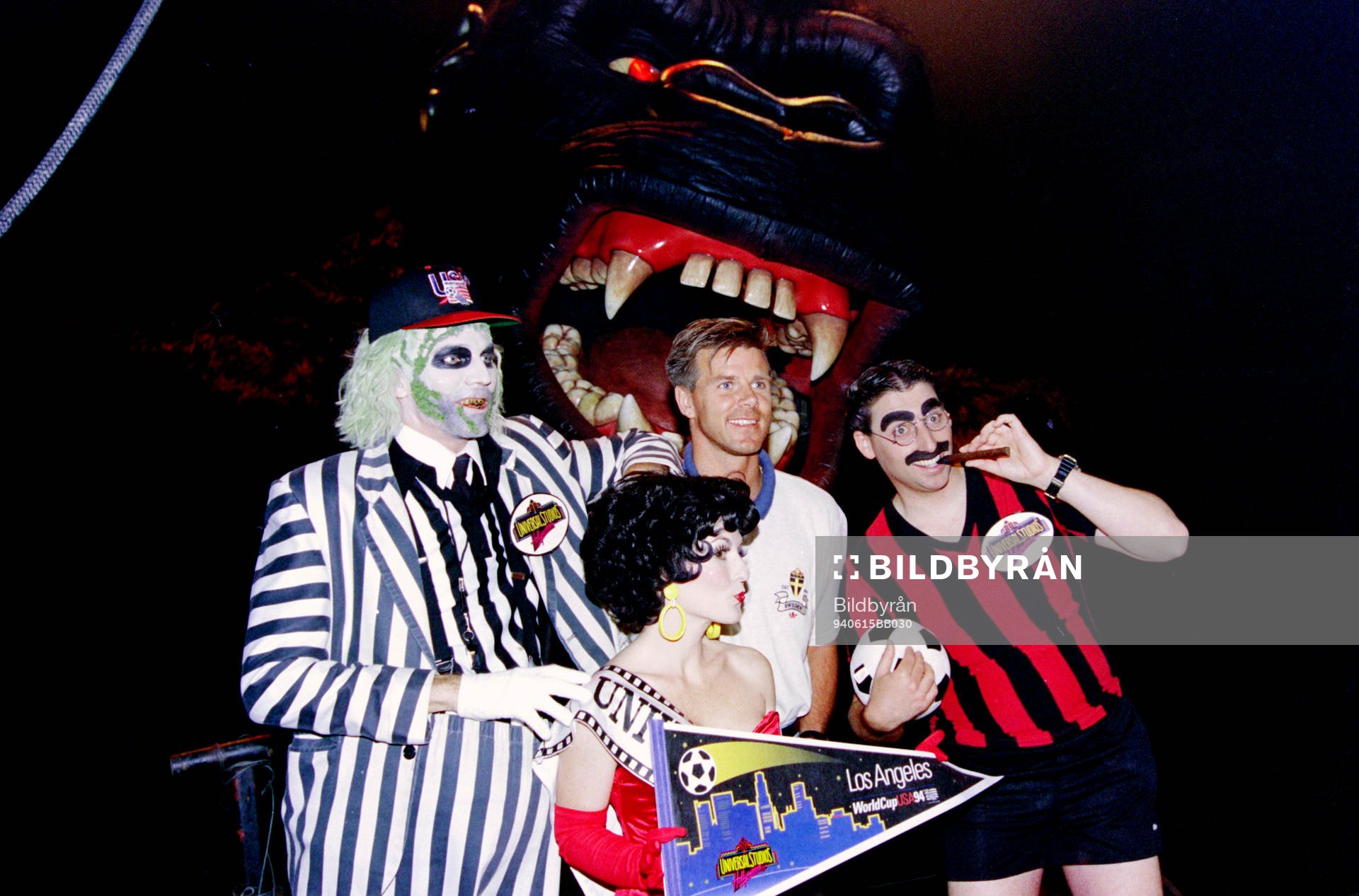 Roland Nilsson på Universal Studios i Hollywood