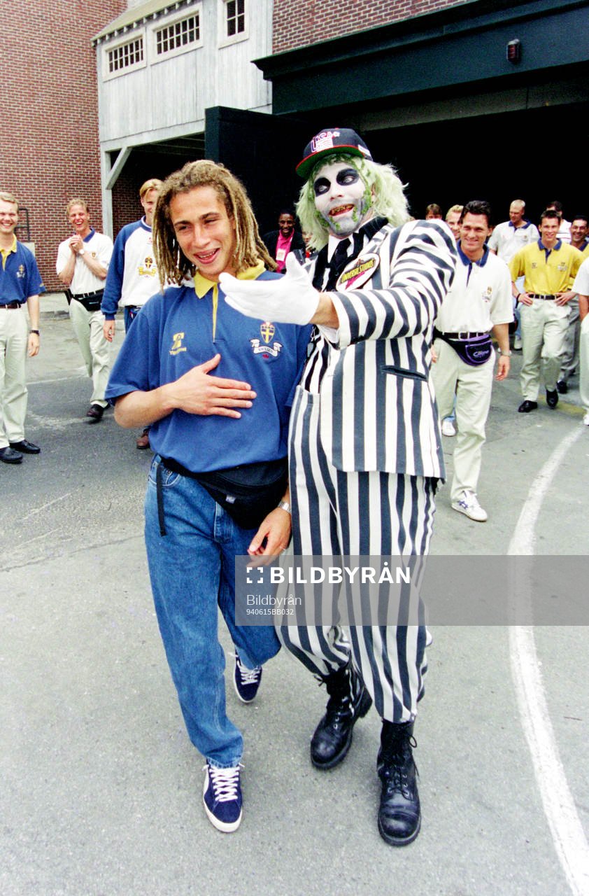 Henrik Larsson besöker Universal Studios i Hollywood