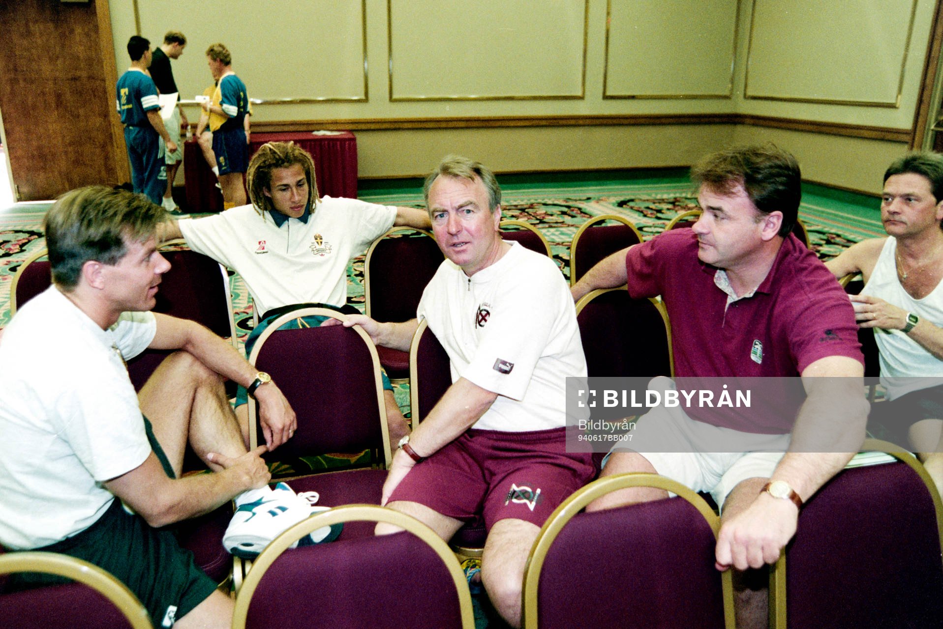 Roland Nilsson, Henrik Larsson, Bo Nilsson och Reine