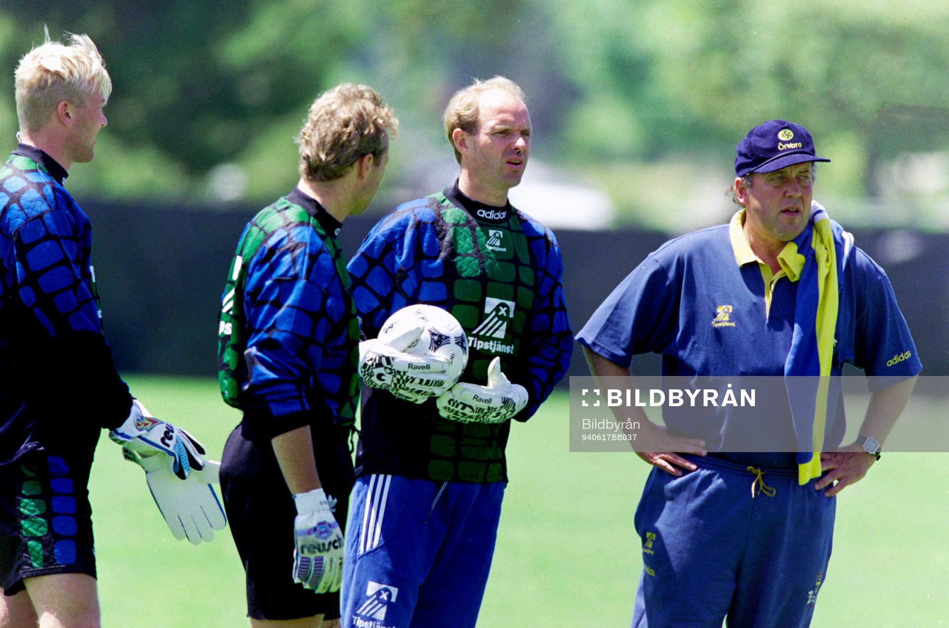 Magnus Hedman, Lars Eriksson, Thomas Ravelli och Benny