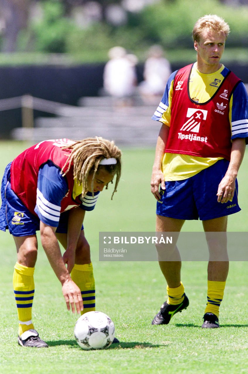 Henrik Larsson och Jonas Thern