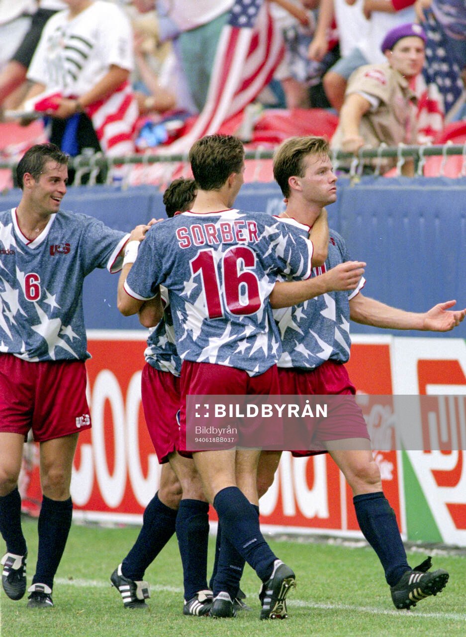 Football, FIFA World Cup 1994 (USA), Group A, USA -