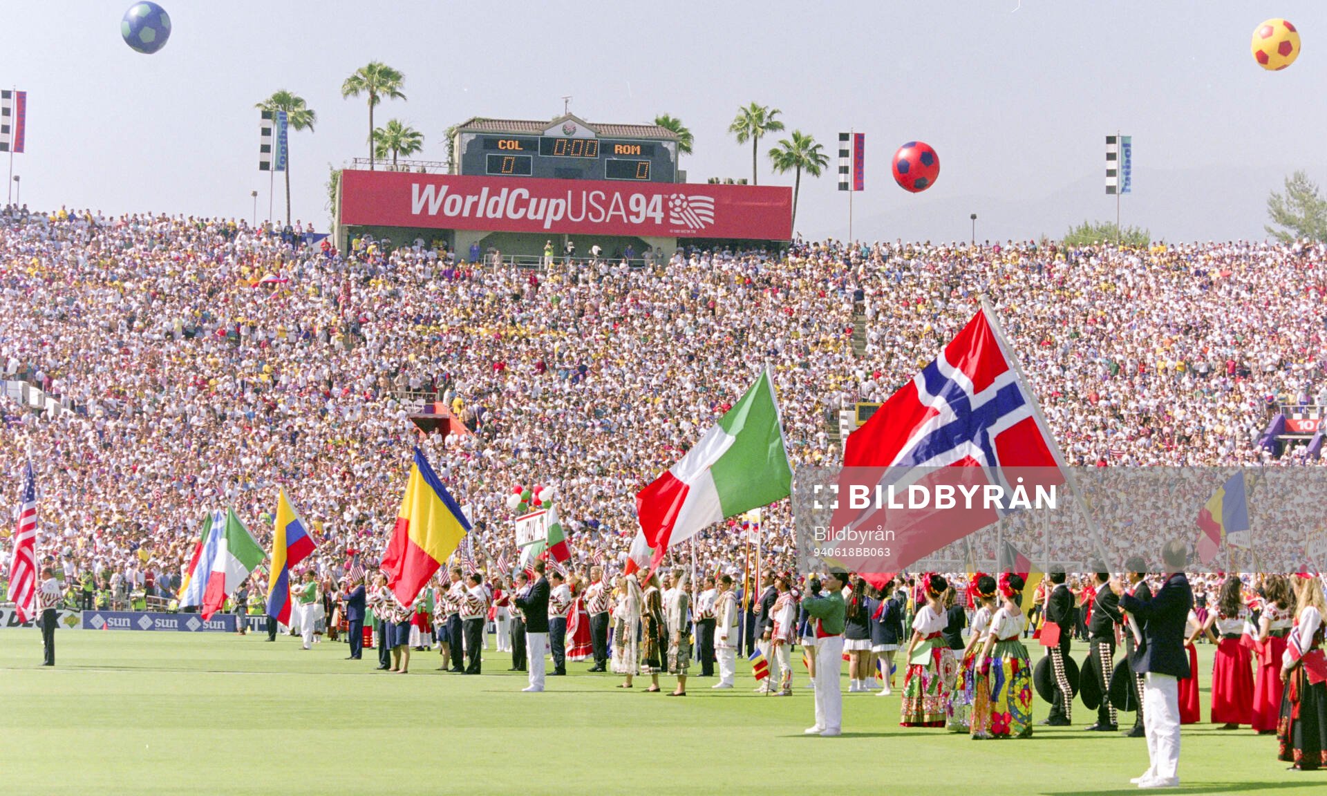 Football, FIFA World Cup 1994 (USA), Group A, Colombia -