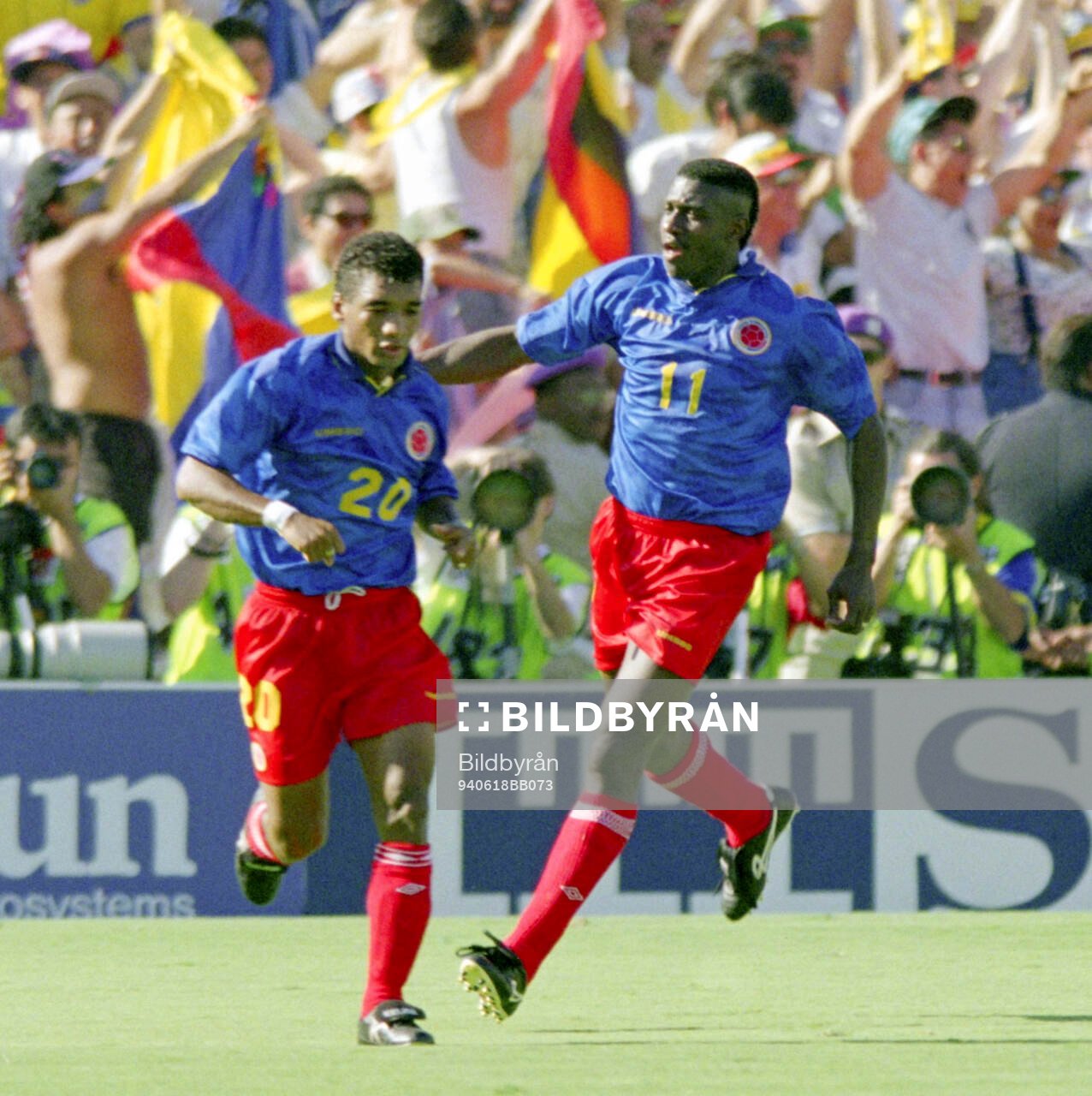 Football, FIFA World Cup 1994 (USA), Group A, Colombia -