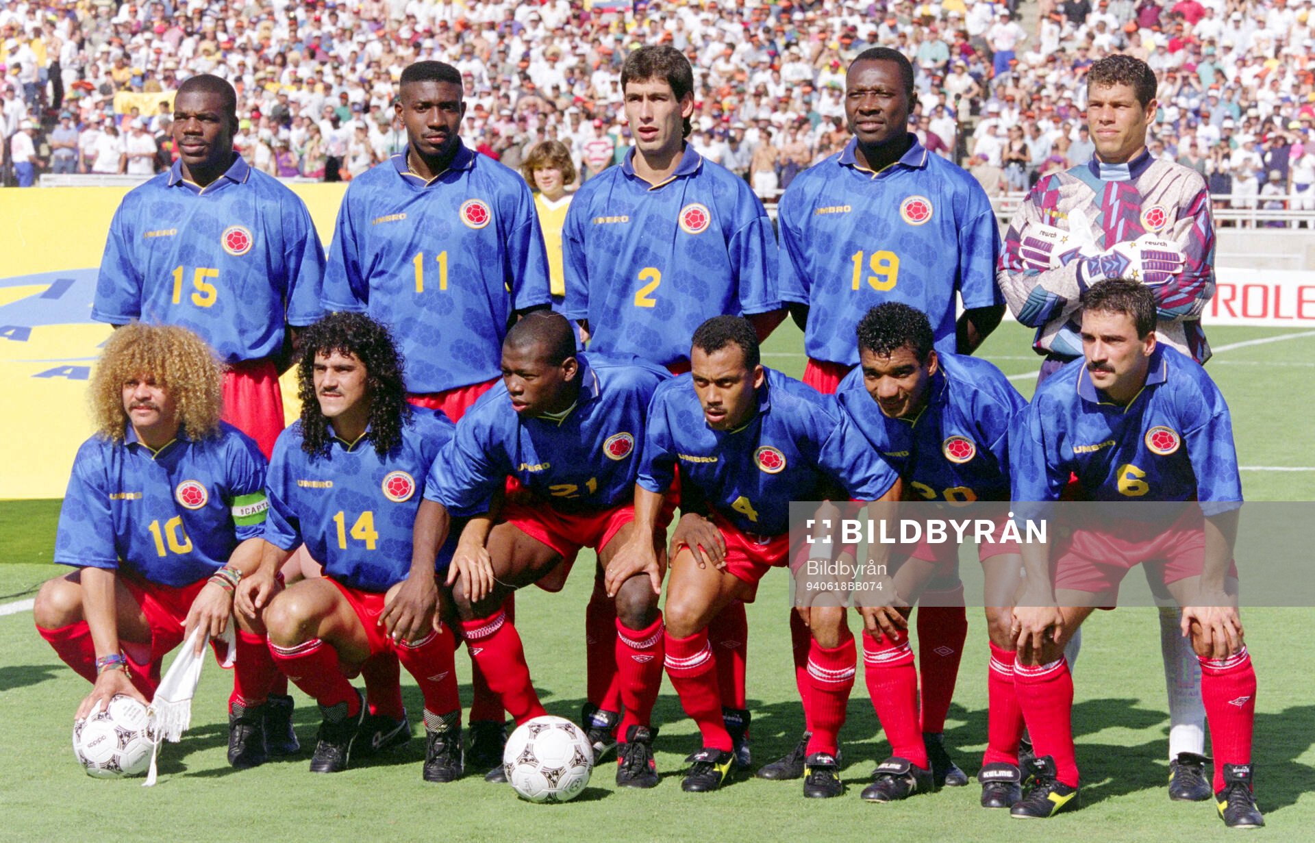 Football, FIFA World Cup 1994 (USA), Group A, Colombia -