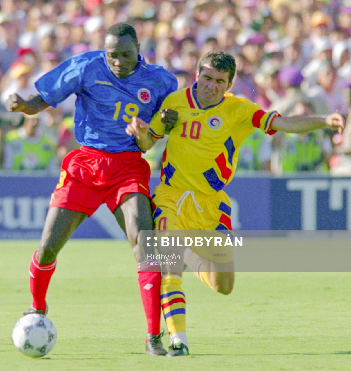 Football, FIFA World Cup 1994 (USA), Group A, Colombia -