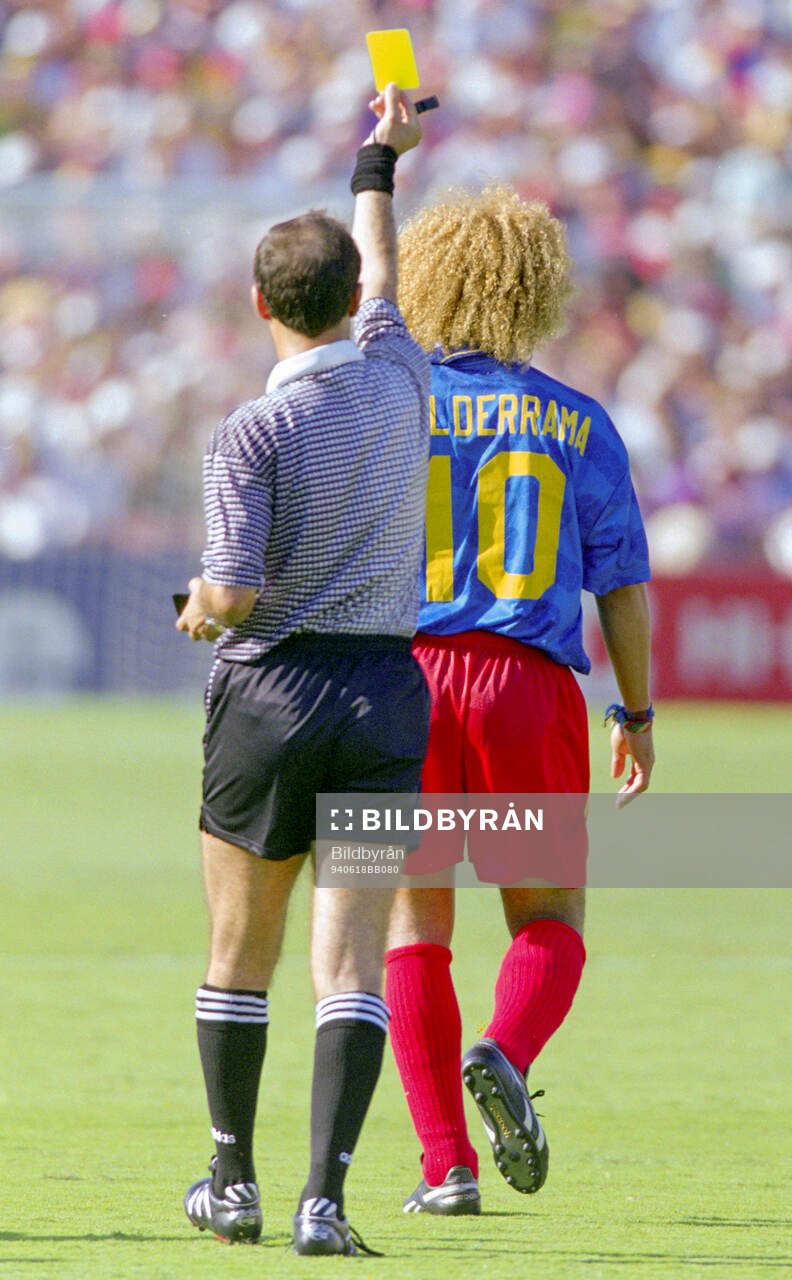 Football, FIFA World Cup 1994 (USA), Group A, Colombia -