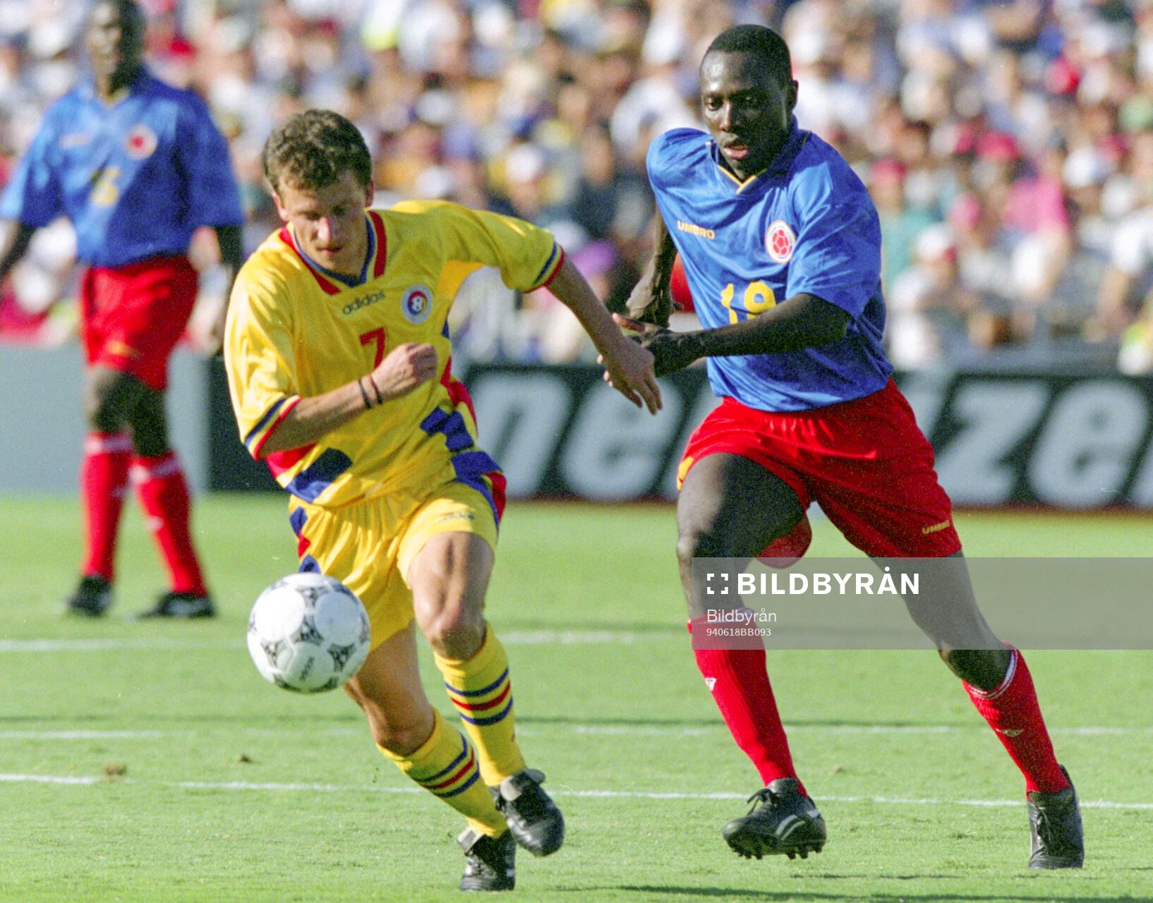 Football, FIFA World Cup 1994 (USA), Group A, Colombia -