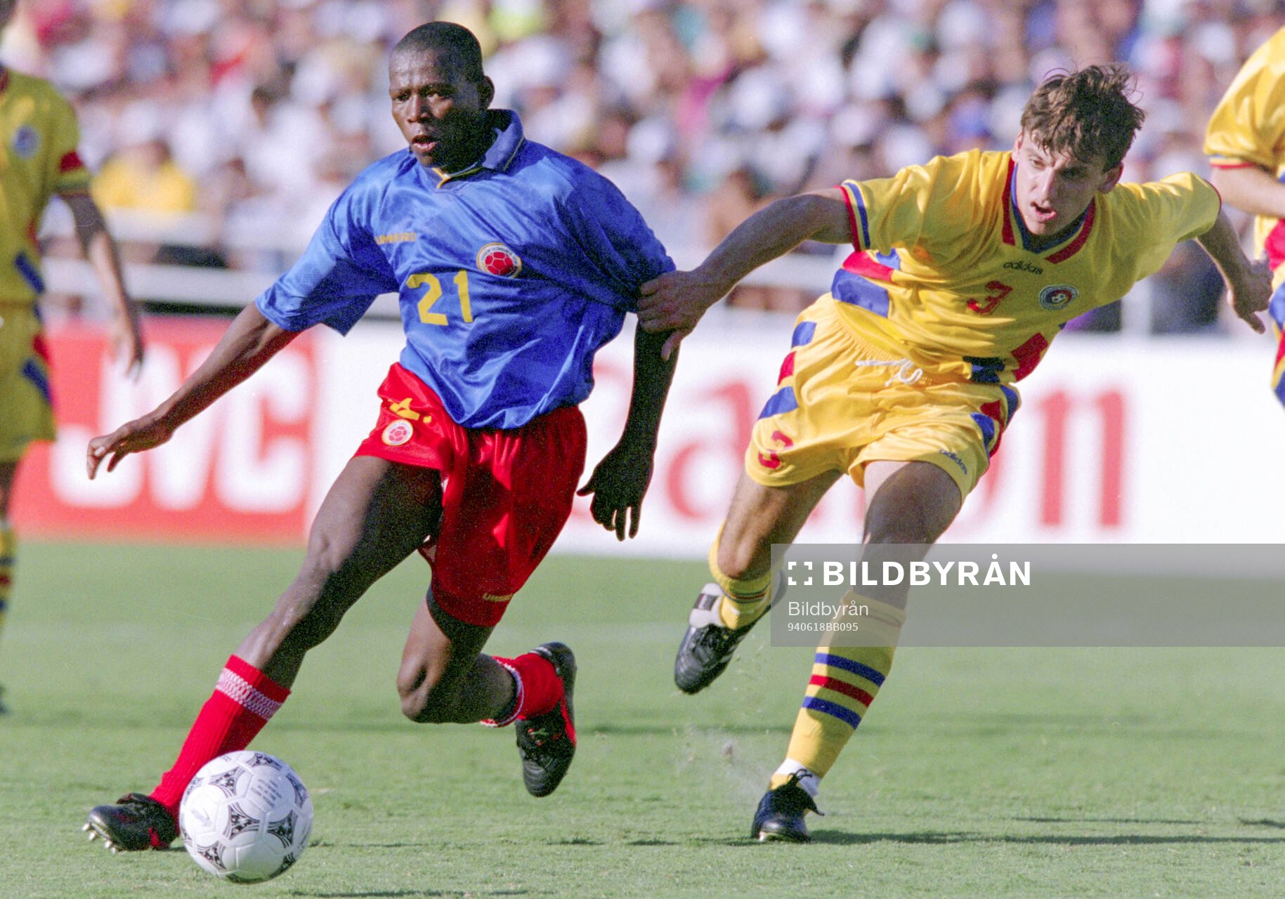 Football, FIFA World Cup 1994 (USA), Group A, Colombia -